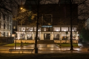 Kunstnernes hus at night Oslo-1196